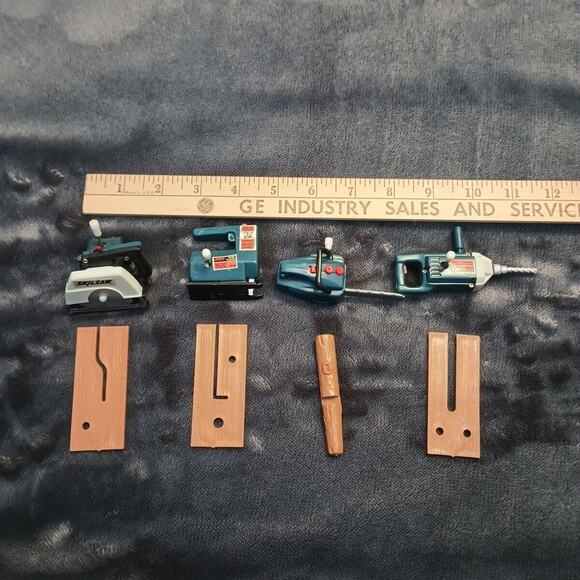 Imperial Toys Skil Sharp Workshop Power Tools Mini Wind Up Motor Vintage 1988 - Picture 10 of 10